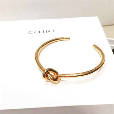 celine thin knot bracelet price|celine double knot bracelet.